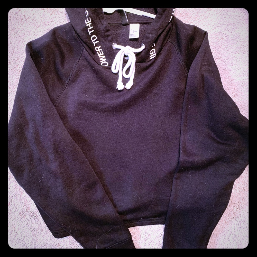 Cropped sweatshirt